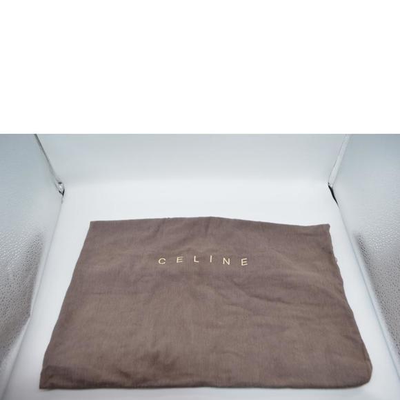 Celine Kelly Type Leather Hand Bag Noir - Picture 6 of 11